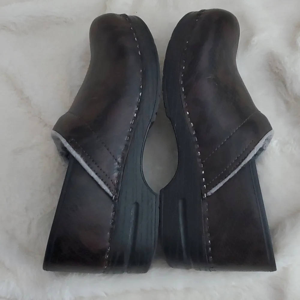 Dansko Python Snakeskin Clogs - Picture 4 of 9